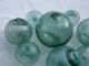 Ten 2+1/4 Inch - 4 Inch Japanese Glass Floats Balls Buoys (c) Fishing Nets & Floats photo 2