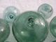 Ten 2+1/4 Inch - 4 Inch Japanese Glass Floats Balls Buoys (c) Fishing Nets & Floats photo 4