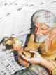 Vintage Italian,  Hand - Painted Porcelain Figure Of Mid - East Pottery Maker Lovely Figurines photo 4