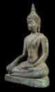 Da - Ma - Lay Rare Antique Singha Bronze Buddha Statues High 7 Inch & Statues photo 3