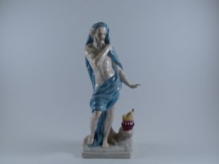 18th Century Pearlware Figure Winter photo