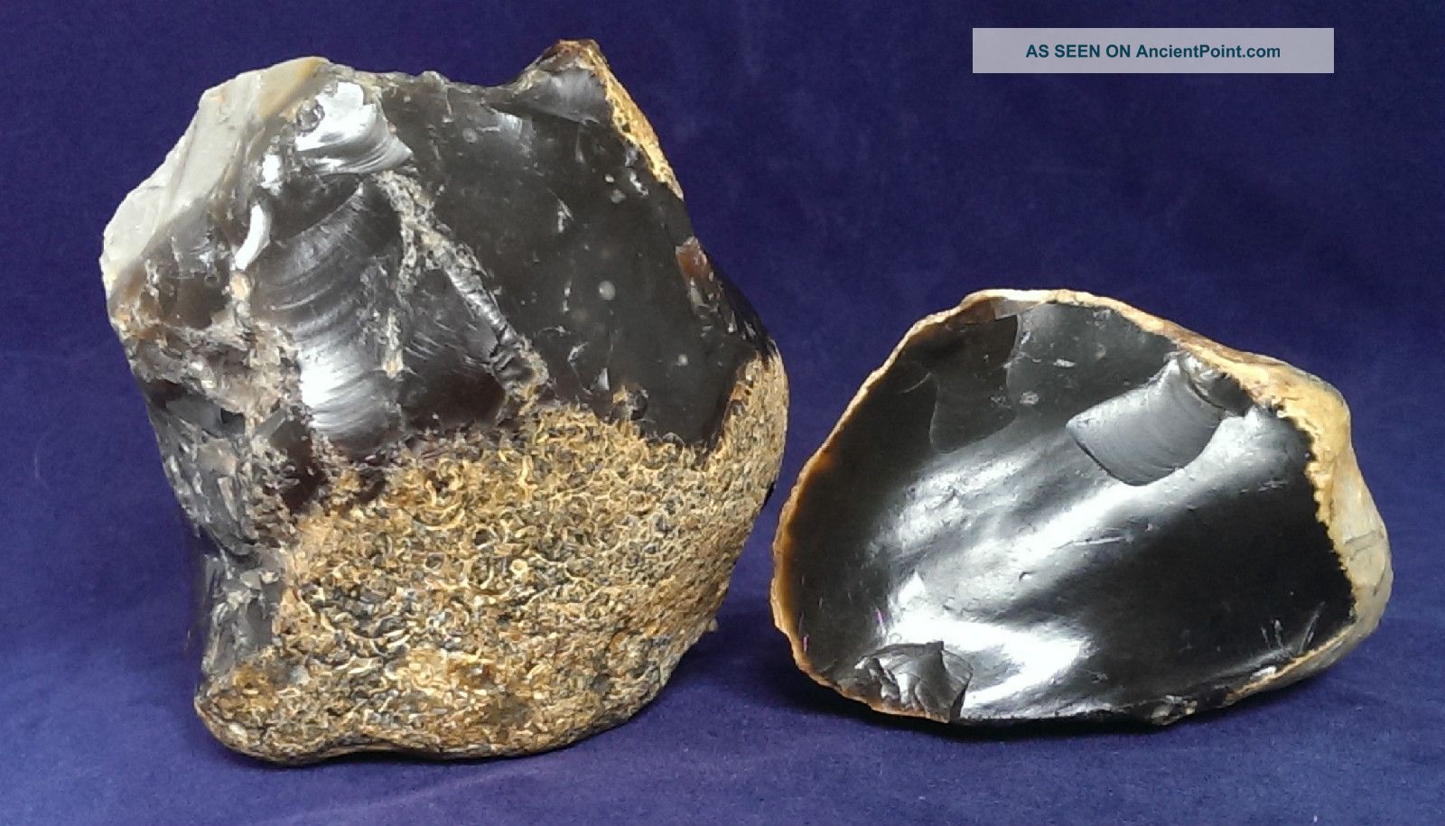 A British Pair Mesolithic Flint Tools From Dorset England Neolithic & Paleolithic photo