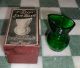 An Antique Ayrton Improved Green Glass Eye Bath In Ayrton Saunders Box Other photo 3