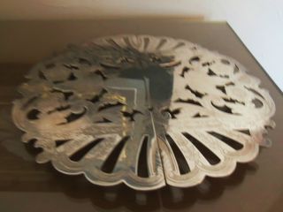 Vintage Wallace Silverplate Large Expandable Trivet Made In Usa photo