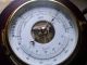 Vintage Schatz Royal Mariner Nautical Ships Bell Clock & Barometer W/key 7 Jewel Clocks photo 5