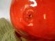 Vintage Large Red Glass Fishing Float Ball 6 