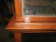 Antique Five Foot Showcase Display With Beaded Trim Display Cases photo 10