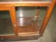 Antique Five Foot Showcase Display With Beaded Trim Display Cases photo 3