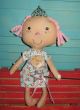 Primitive Princess Diane Raggedy Ann Annie Doll Handmade Ooak One Of A Kind Prim Primitives photo 3