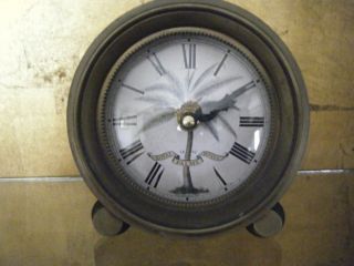 Bronze Clock,  Royal Palms Hotel Dated 1892 Ernest Hemingway Collection. photo