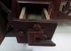 Signed Chinese Antique Carved Cabinet Cabinets photo 9