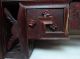 Signed Chinese Antique Carved Cabinet Cabinets photo 8