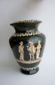 Antique 1927 Etched Pottery Vase - Signed F.  Meyer Vases photo 1