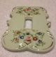 Antique Porcelain Switchplate Floral Single Switch Plates & Outlet Covers photo 4