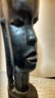 Stunning Wood Carved African Woman Statue.  Regal Sculptures & Statues photo 2