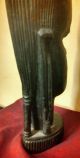 Stunning Wood Carved African Woman Statue.  Regal Sculptures & Statues photo 6