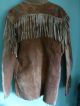 Antique Native American Cree Indian Embroidered Jacket Native American photo 9