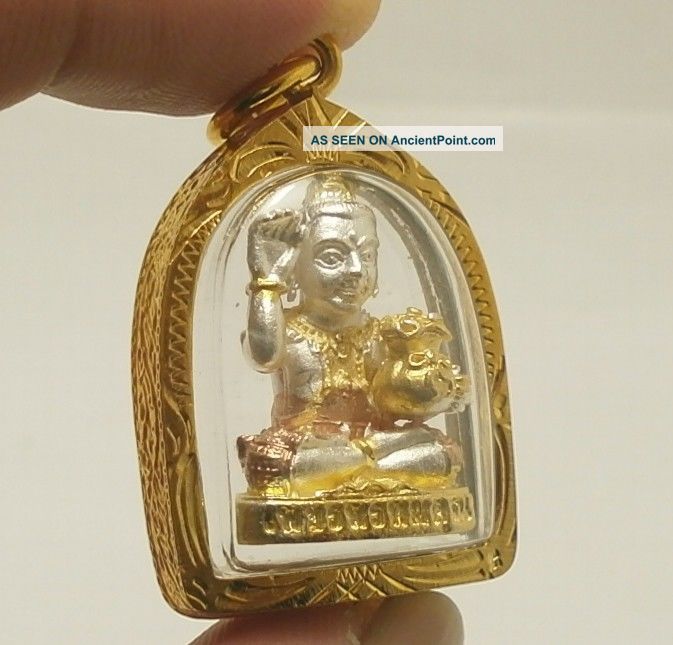 Sale Guman Kuman Thong Lp Hong Magic Boy Spirit Thai Amulet Pendant Lucky Gamble Amulets photo