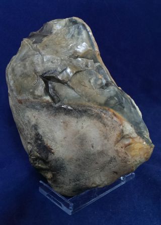 British Large Lower Palaeolithic Flint Tool From Dorset England photo