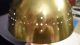 Arts & Crafts Small Lamp Metal Shade Glass Red Body With Faces Releif Lamps photo 8