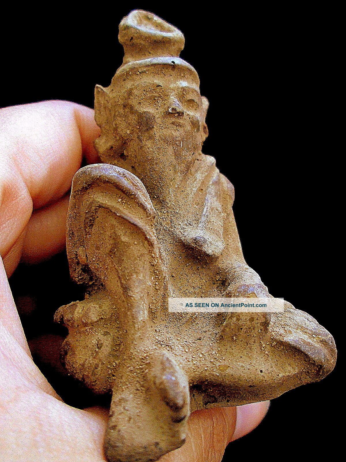 Thai Amulet Phra Hermit Buddha Blessed Gift Sale Charm Collection Antique Monk 6 Amulets photo