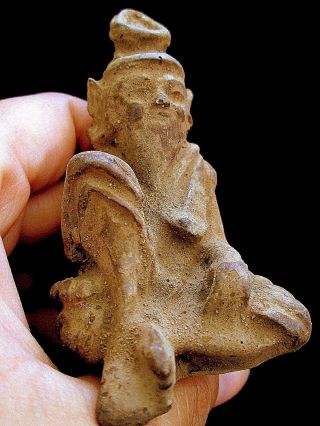 Thai Amulet Phra Hermit Buddha Blessed Gift Sale Charm Collection Antique Monk 6 photo