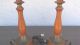 Mid Century Modern Danish Wood And Brass Table Lamps Mid-Century Modernism photo 4