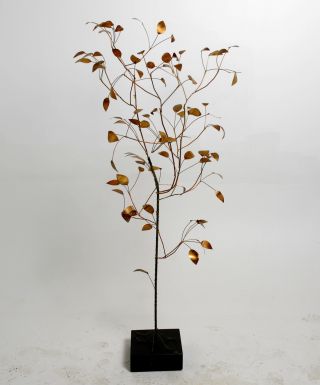 Rare Curtis Jere Tree Floor Sculpture photo
