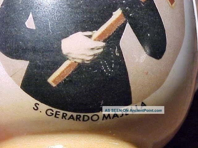 C.  1825 Italy S.  Gerardo Majella Neapolitan Faience Cup Cups & Saucers photo