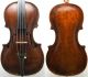 Old Antique Mittenwald Violin C.  1790 - Very Dark,  Very Loud,  Rich Sound String photo 1