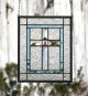 Clear Cross Contemporary Stained Glass Window Panel - Clear Beveled Cross 1940-Now photo 6