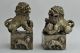 Collectibles Handwork White Copper & Tibet - Silver Pair Small Kylin Seal Statue Seals photo 1