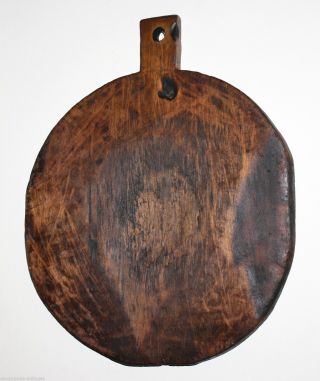Antique Country Primitive Wooden Breadboard,  Cheese Board,  Old Dough Board 1800s photo