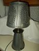 Punched Tin Accent Lamp 