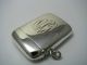 Sterling Silver Match Safe Vesta Case Box By Charles Lyster & Son England Ca1910 Cigarette & Vesta Cases photo 3