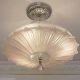 ((sunflower))  30s Art Deco Ceiling Lamp Light Vintage Chandelier (mint) Chandeliers, Fixtures, Sconces photo 1