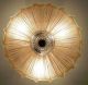 ((sunflower))  30s Art Deco Ceiling Lamp Light Vintage Chandelier (mint) Chandeliers, Fixtures, Sconces photo 6