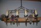 Rare Quality Wrought Iron 12 - Light Castle / Knight Style Chandelier Chandeliers, Fixtures, Sconces photo 1