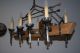 Rare Quality Wrought Iron 12 - Light Castle / Knight Style Chandelier Chandeliers, Fixtures, Sconces photo 2