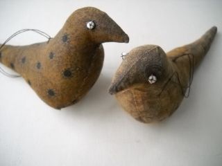 Jennifer Schneeman Primitive Fabric Birds 2 photo