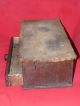 Mid 19th C.  Leather Horse Harness Maker ' S T&g Tool Box & Seat W Removable Draw Primitives photo 1