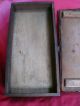 Mid 19th C.  Leather Horse Harness Maker ' S T&g Tool Box & Seat W Removable Draw Primitives photo 8