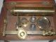 Early Antique 19th Century Brass Travelling Microscope In Mahogany Case Other photo 3