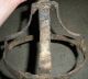 Antique 1700s – Early 1800s Whale Oil Betty Lamp On Stand Oil Residue Vafo Primitives photo 10