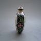 Fine Chinese Cloisonne Hand Painting Snuff Bottle - Flowers And Birds Other photo 2