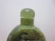 Collect Chinese Snuff Bottles,  Rare Green Jade,  Auspicious Dragon Carving,  Lucky Snuff Bottles photo 6