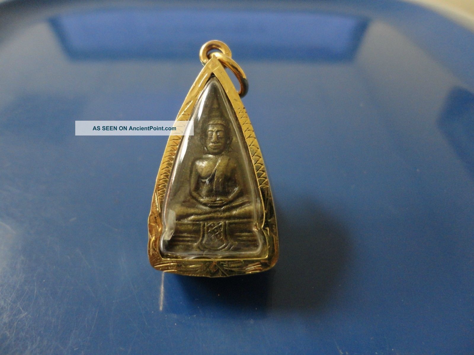 Thai Buddha Amulet,  Laung Pho Sothorn,  1.  1 
