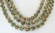 Vintage Antique 20k Gold Diamond Polki Kundan Enamel Work Necklace Rajasthan Ind Necklaces & Pendants photo 9