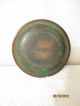 Antique Danmark Denmark Crown Crest Bowl Dish Aegte Ildfast Ff Bronce Bronze Metalware photo 3