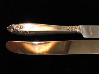 2 Prelude Knives International Sterling Silver Flatware New French Hollow photo